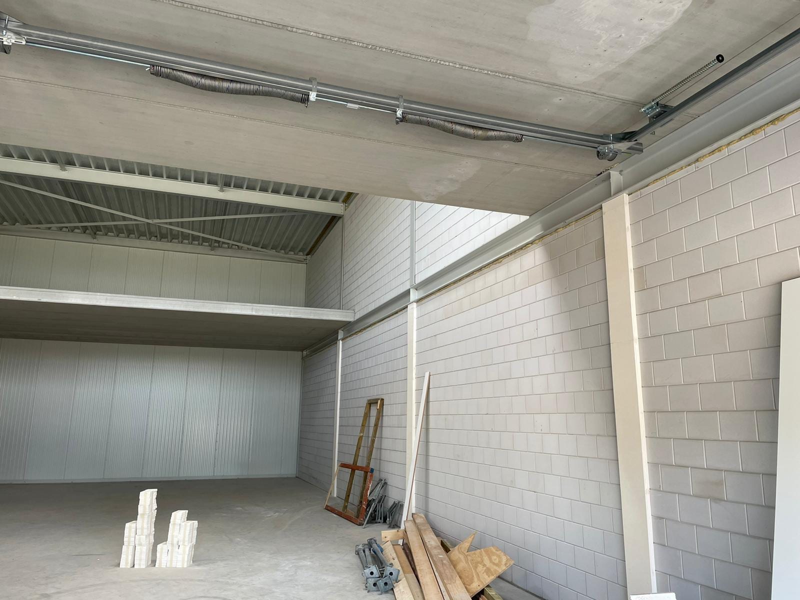 Staalconstructie met brandwerende bekleding